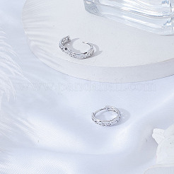1 Paar Creolen aus Messing für Damen&nbsp;EJEW-LP0012-03P