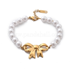 Ионное покрытие (ip) 304 нержавеющая сталь браслеты для женщин&nbsp;BJEW-P345-09G