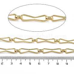 Латунные звенья цепи в форме песочных часов с покрытием стойки&nbsp;CHC-G023-01G