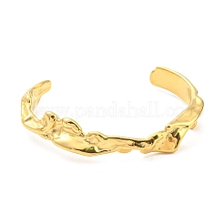 Браслеты-манжеты из нержавеющей стали 304 с ионным покрытием (IP)&nbsp;BJEW-C043-03G