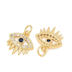 Colgante micropavé cubic zirconia de latón&nbsp;CU-CBAB719-05G-A