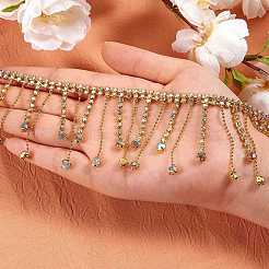 1 ярд латунных цепочек для чашек со стразами FIND-SZ0002-20