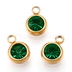 Подвески из нержавеющей стали со стразами&nbsp;X-STAS-S068-03G