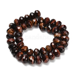 Натуральный красный тигровый глаз бисер пряди&nbsp;G-C259-A01-8x12mm-01