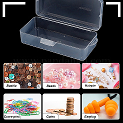 Aufbewahrungsboxen aus transparentem Kunststoff&nbsp;CON-WH0094-35A