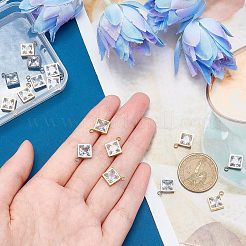 16 шт. 2-х цветные подвески из нержавеющей стали 304&nbsp;STAS-UN0035-45