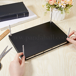 Прямоугольный бамбуковый портативный книжный пресс&nbsp;DIY-WH0496-97D-04