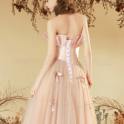 Замена молнии в женском свадебном платье&nbsp;DIY-WH0308-597C