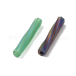 83 шт. 5 г непрозрачные матовые стеклянные витые бусины GLAA-V001-01