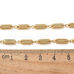 Ожерелья из спиральной цепочки из нержавеющей стали 304 NJEW-S442-10G