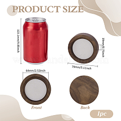 Орех с бархатными пластинами для украшений для ожерелья&nbsp;ODIS-WH0038-184B-01