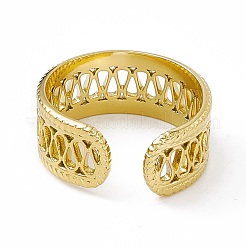 Anillo de acero inoxidable 304 con revestimiento iónico (IP) para mujer&nbsp;RJEW-C060-23G