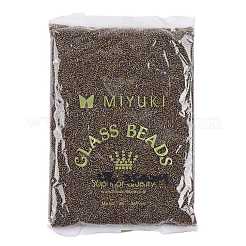 MIYUKIラウンドロカイユビーズ  日本製シードビーズ  15/0  （rr3542)  1.5mm  穴：0.7mm  約250000個/ポンド&nbsp;SEED-G009-RR3542