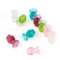 10 шт. 5-х цветная смоляная ваза миниатюрные украшения&nbsp;DJEW-TA0001-19