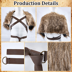 Шали из искусственной шерсти&nbsp;AJEW-WH20020-212A