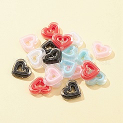 20шт 5 цвета акриловые бусины SACR-FS0001-21