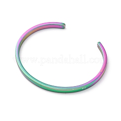 Браслеты-манжеты из нержавеющей стали 304 с ионным покрытием (IP) STAS-I110-10-4mm-M