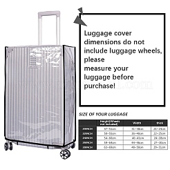 Прозрачный чехол для багажа из ПВХ AJEW-WH20080-52B