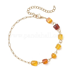3 Stück Armband aus natürlichen Bernsteinperlen&nbsp;BJEW-JB13644