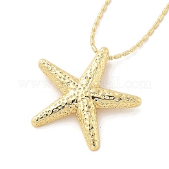 Латунь подвесные ожерелья&nbsp;NJEW-S385-05B-G