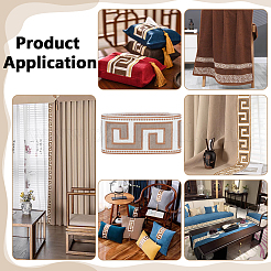 Жаккардовая лента из полиэстера длиной 3 м.&nbsp;OCOR-FG0002-95B