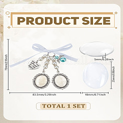 Свадебный букет фотоподвески из сплава и стекла&nbsp;DIY-LP0003-49