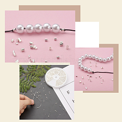 Зажимные бусины из латуни KK-YW0001-24B-S