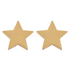 Серьги-гвоздики из нержавеющей стали 304 с ионным покрытием (IP) EJEW-Z040-58G