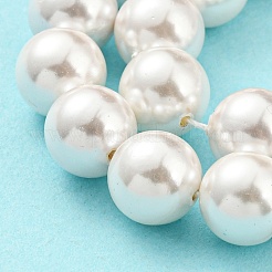 Гальванические оболочки жемчужные бусы пряди&nbsp;SHEL-F008-03B-01