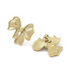 Серьги-гвоздики из нержавеющей стали 304 с ионным покрытием (IP) EJEW-P258-42G