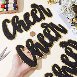 Вышитые нашивки на одежду из синели&nbsp;PATC-WH0816-012