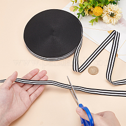 50 Yard Polyester-Streifenbänder&nbsp;SRIB-WH0011-157B