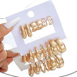 Set di orecchini a cerchio in lega&nbsp;PW-WG5C126-01