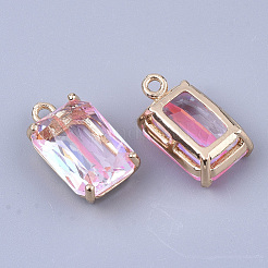 Прозрачные стеклянные подвески&nbsp;GLAA-T007-20D