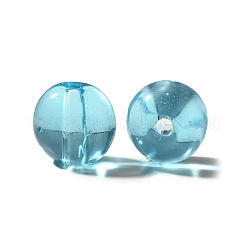 K9ガラス  模造オーストリアクリスタルビーズ  ラウンド  空色  7.5x8mm  穴：1.4mm&nbsp;GLAA-R004-02S