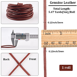 5 м коровьей кожаный шнур&nbsp;WL-GF0001-29A-03