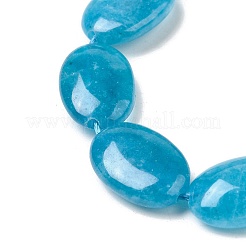 Нити бусин из натурального окрашенного малайзийского нефрита G-B137-A01-01E