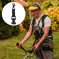 2 шт. зажим из полиэфирного волокна и железной оплетки&nbsp;AJEW-FH0005-39B