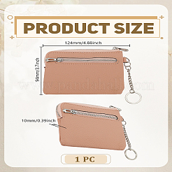 Кошельки из искусственной кожи на молнии&nbsp;ABAG-WH0048-34A