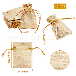 60 шт. мешочки из органзы с завязками OP-BBC0001-01A