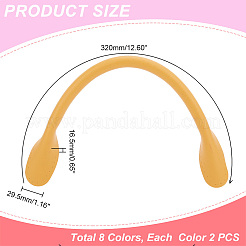 16 шт. 8-х цветные ручки для сумок из искусственной кожи pu&nbsp;FIND-PH0009-90