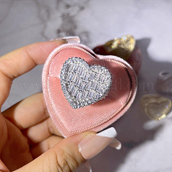 Кольца для женщин с микропаве из латуни и прозрачными кубическими цирконами&nbsp;FS-WG571C7-07