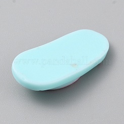 Cabochons en résine opaque&nbsp;LS-RESI-WH0077-30C