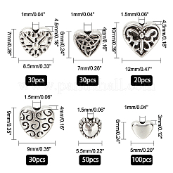 Perline in lega stile tibetano&nbsp;PALLOY-PH0013-86-RS