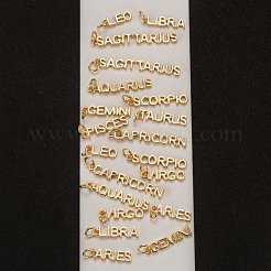 24шт 12 стильные золотые латунные подвески&nbsp;KK-LS0001-45