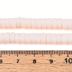 Непрозрачные сплошные цветные стеклянные бусины GLAA-N026-3x6mm-01