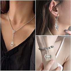 40шт 8 стиля подвески из сплава в тибетском стиле TIBEP-YW0001-75