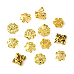 真鍮、合金、鉄ビーズキャップキット  ゴールドカラー  5.5~6.5x6~6.5x1~4.5mm  穴：0.8~1.5mm  430個/箱&nbsp;DIY-FS0005-85G