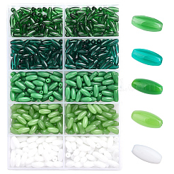 600 Stück 5 Stile transparente und undurchsichtige Farben Glas Saatperlen Perlen&nbsp;SEED-PA0001-16A