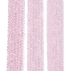 Стеклянные бусины с гальваническим покрытием &nbsp;X-EGLA-A044-T6mm-B10